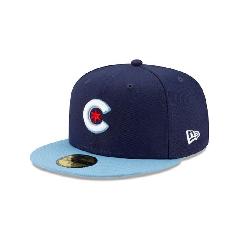 MLB Chicago Cubs City Connect 59Fifty Fitted (OQZ0137) - Blue New Era Caps